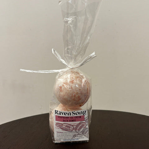 Soapberry Ice Cream 2-Pack Bath Bomb | Wild Berries + Fireweed