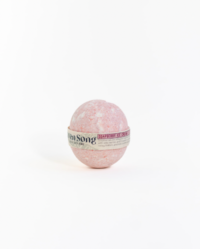 Made in Canada, Bath Bomb, Indigenous, Skincare, Clean Beauty, Essential Oil, Fireweed, Soapberry