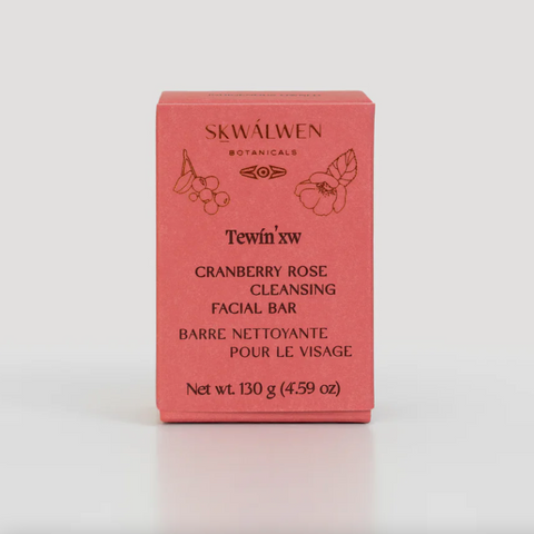 Tewin’xw Cranberry Rose Cleansing Facial Bar