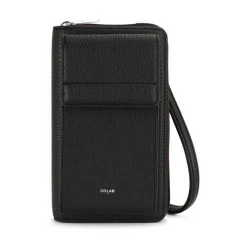 The 'MIRI' Wallet / Tech Crossbody #7458 | Black