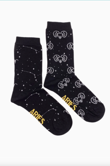 aries, women, socks, friday sock co