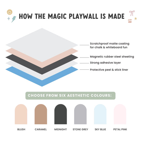 Magic Play Wall | Arch Magnetic Decal For Kids