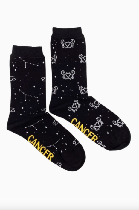 cancer, friday socks co, womens, socks