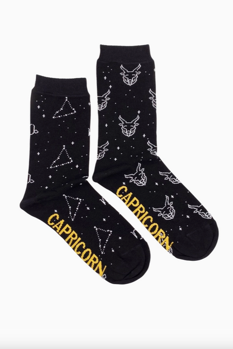 capricorn, friday socks co, womens, socks