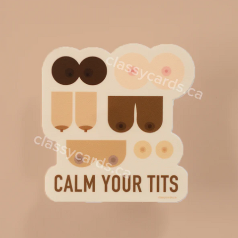 sticker, classy cards, gift, funny