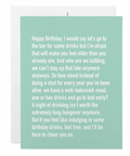 classy cards chatty cathy birthday drinks card