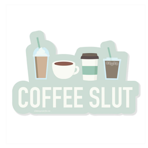 coffee, sticker, gift, classy cards