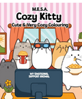 A cute illustrated cover design for a coloring book or activity sheet titled 'M.E.