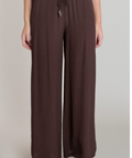 brown flowy pants