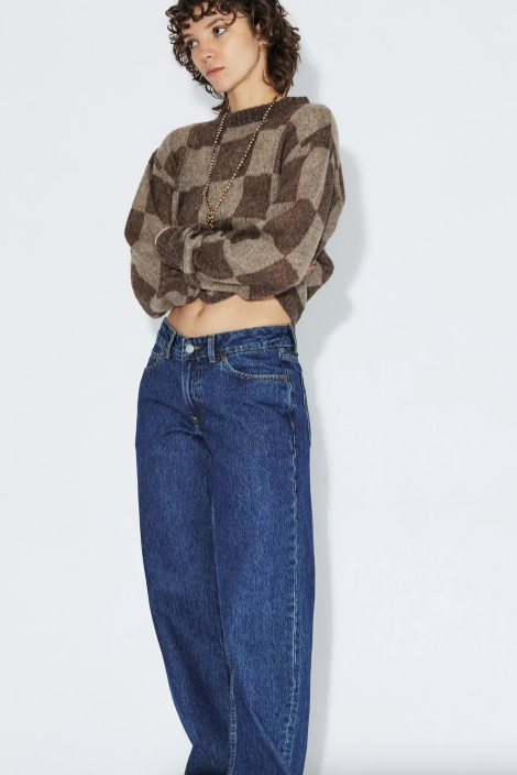 giftable womens denim fashion pants 100% cotton