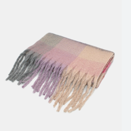 giftable pink colourful scarf