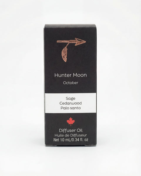 October Hunter Moon Diffuser Oil | Sage + Cedarwood + Palo Santo