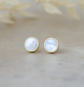 glee jewelry pearl studs