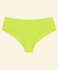 Green underwear on a beige background