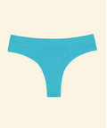 Blue thong on a beige background