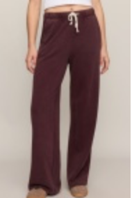 Hunter Knit Pant | Berry Noir
