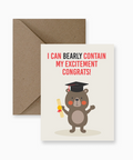impaper i can bearly contain my excitement congrats graduation card