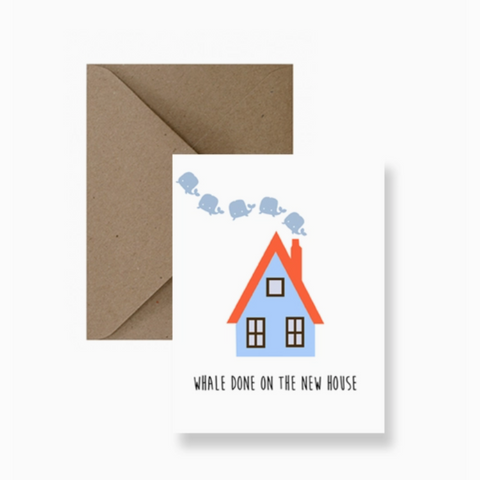 impaper whale done on the new house card