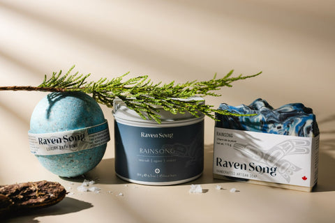 RainSong Signature Artisan Gift Box | Sea Salt, Agave & Vetiver