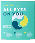Patchology eye gel collection packaging on a white background