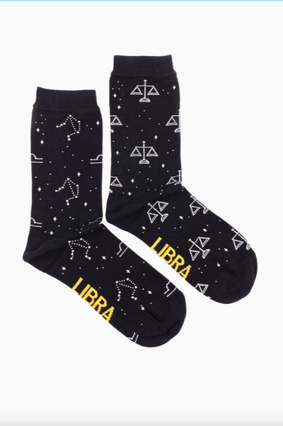 libra, friday socks co, womens, socks