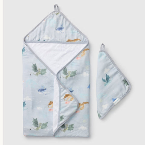 giftable hooded towel set christmas gift for baby shower 