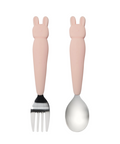 loulou lollipop, utensil set, bunny