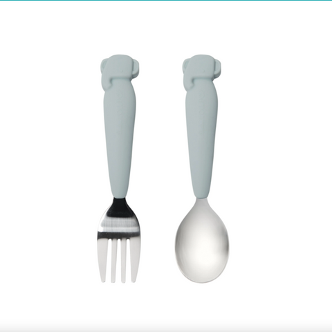 loulou lollipop, utensil set, elephant