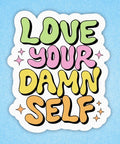 mental health self positivity sticker
