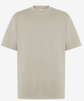 Beige t-shirt on a white background