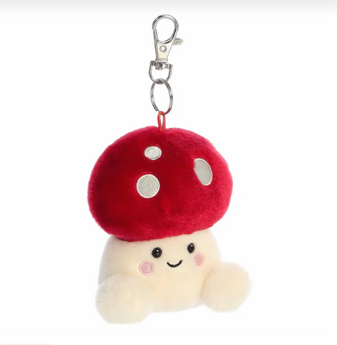 Amanita Mushroom 5" 8"  13" keychain