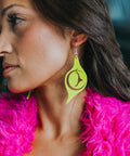 Neon Pear Octopus Eye - Copper Canoe Woman