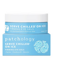 Patchology Serve Chilled on Ice Firming Eye Gels packaging on a white background