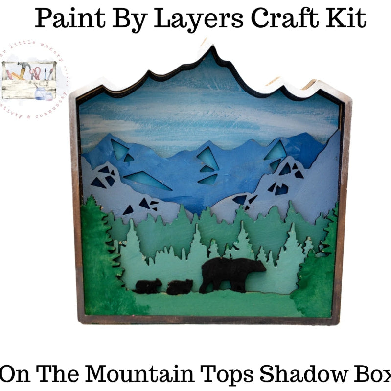 On The Mountain Tops | Shadow Box Kit – West Coast Wildflowers