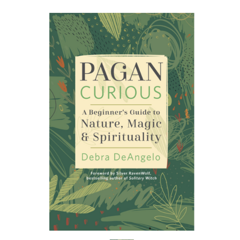 Book cover of 'Pagan Curious' with nature-themed design