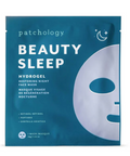 Patchology Beauty Sleep hydrogel face mask packaging on a white background