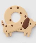 pretzel dog silicone baby teether