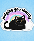 funny cat lady giftable sticker