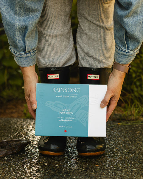 Rainsong Luxury Artisan Gift Box | Sea Salt + Agave + Vetiver