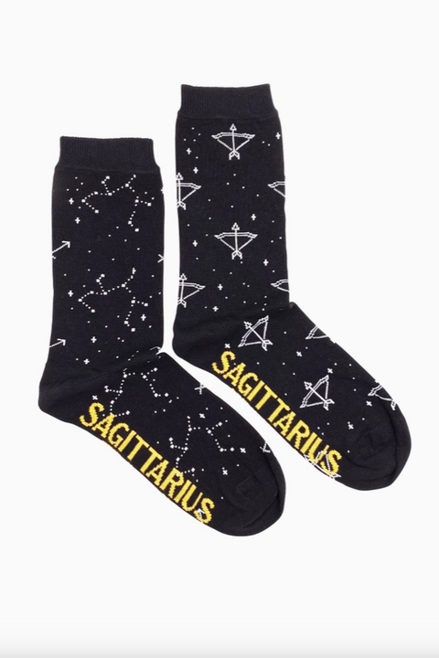 sagittarius, friday socks co, womens, socks