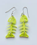 Neon Pear Small Salmon Ghost Earrings