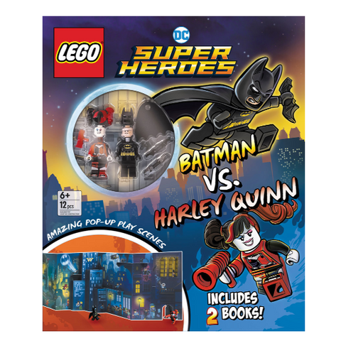 giftable lego book batman and harley quinn
