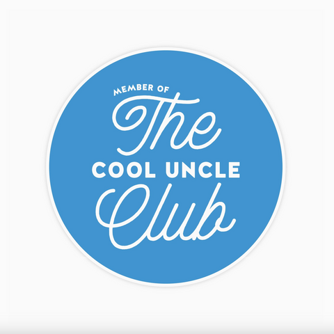 The Cool Uncle Club Sticker