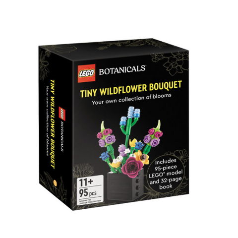LEGO Botanicals Tiny Wildflower Bouquet packaging on a white background