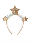 gold headbang with stars and tinsel