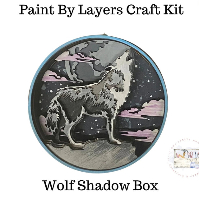 Wolf Shadow Pack Wolf | Shadow Box Kit – West Coast Wildflowers