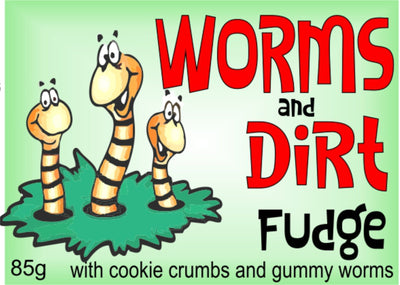 ISLAND SPECIALTY SWEETS - JAR FUDGE | WORMS AND DIRT