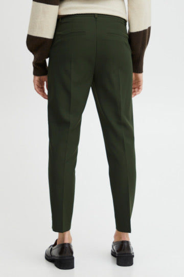 Ichi - Ihlexi Tailored Pants | Kombu Green