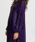 ichi, ihfauci dress, violet, sparkles