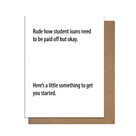 Pretty Alright Goods - Card | Rude Loans